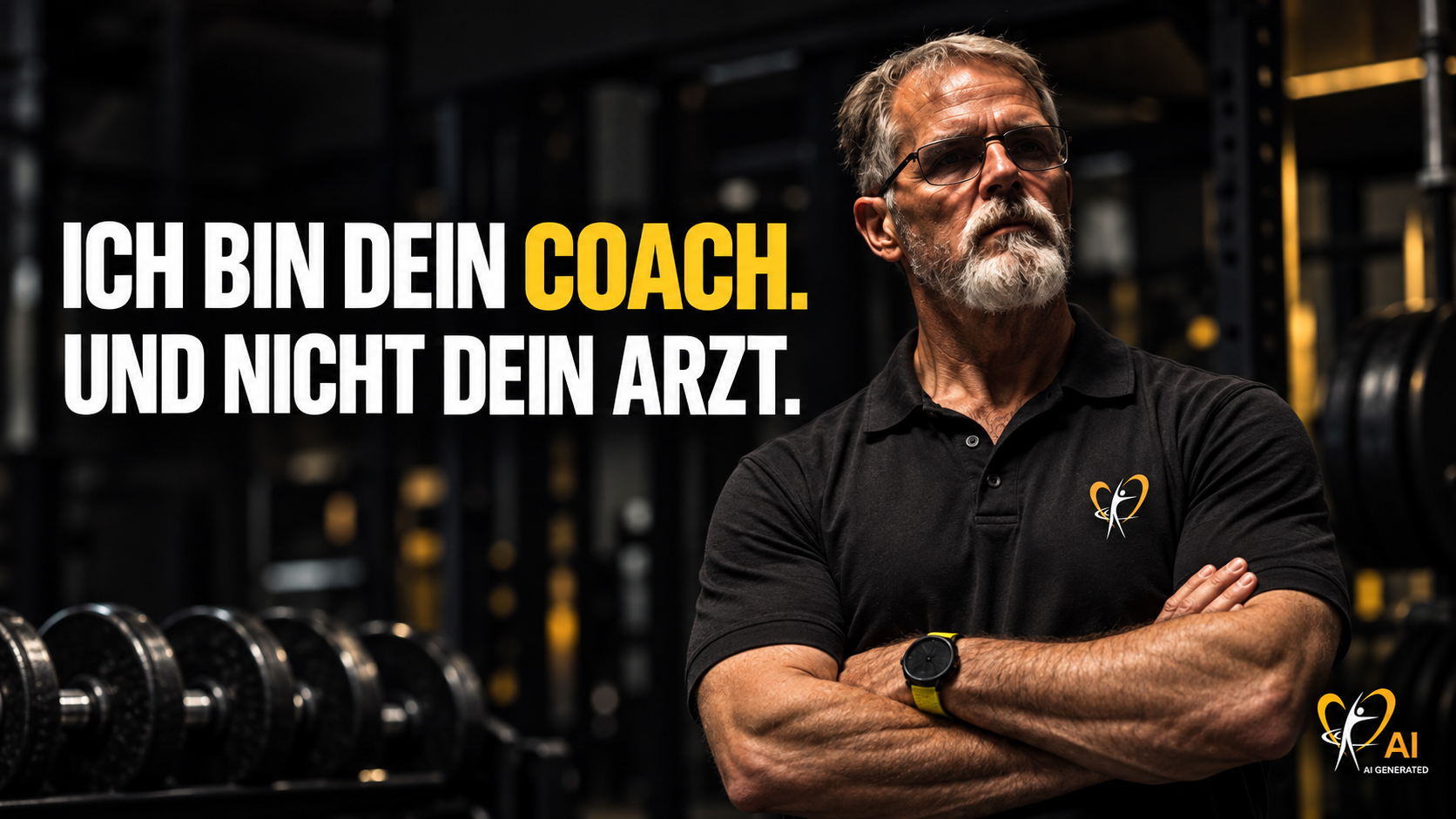 Franz Papouschek als Coach im Fitnessstudio: „Ich bin dein Coach und nicht dein Arzt.“